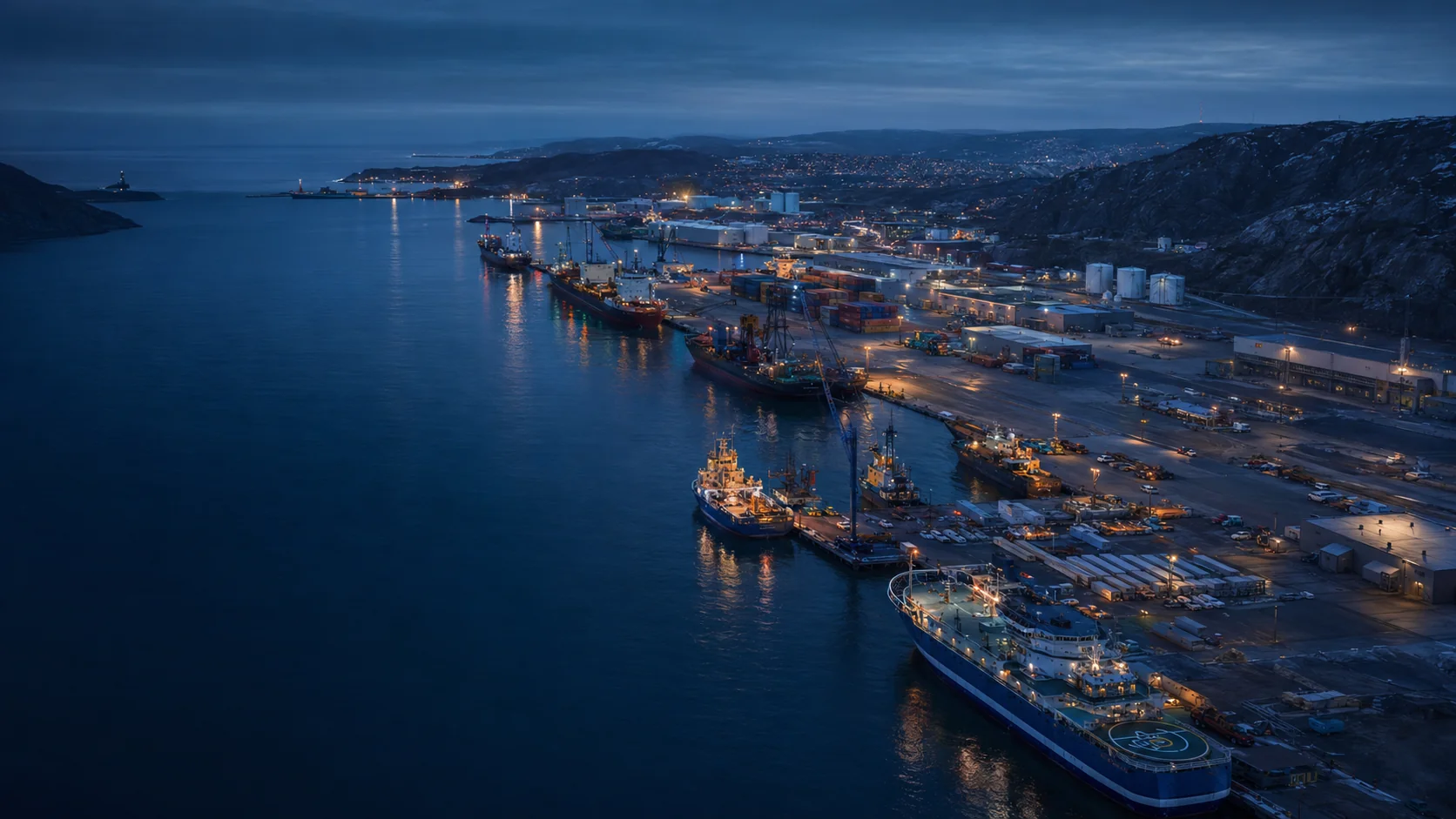 St. John's Harbour at dusk